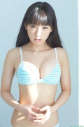 Black top beauty girl Hikari Shiina swimsuit bikini gravure019