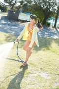 Black top beauty girl Hikari Shiina swimsuit bikini gravure030