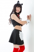 Tamaki Hinako Black Cat Maid017