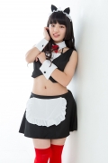 Tamaki Hinako Black Cat Maid018