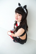 Tamaki Hinako Black Cat Maid030