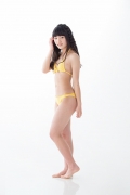 Hinako Tamaki Yellow Bikini032