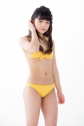 Hinako Tamaki Yellow Bikini035