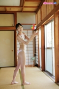 Riri Hoshino swimsuit gravure yukata flower pattern bikini026