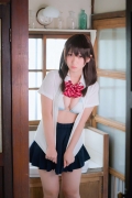 Too cute high school girl Iori Moe swimsuit gravure224