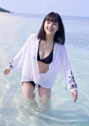 Sexy swimsuit gravure of Riho Yoshioka050
