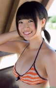 HKT48 big tits idol Mio Asanaga swimsuit gravure003