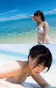 HKT48 big tits idol Mio Asanaga swimsuit gravure014