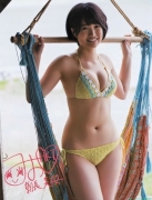HKT48 big tits idol Mio Asanaga swimsuit gravure031