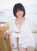 HKT48 big tits idol Mio Asanaga swimsuit gravure052