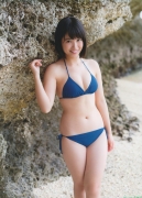 HKT48 big tits idol Mio Asanaga swimsuit gravure058