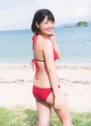HKT48 big tits idol Mio Asanaga swimsuit gravure059