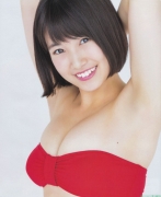 HKT48 big tits idol Mio Asanaga swimsuit gravure064