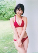 HKT48 big tits idol Mio Asanaga swimsuit gravure068