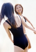Sayumi Michishige Rika Ishikawa Black Swimsuit Black Bikini Images004