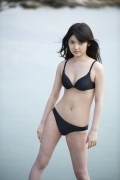 Sayumi Michishige Rika Ishikawa Black Swimsuit Black Bikini Images009
