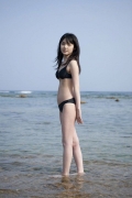 Sayumi Michishige Rika Ishikawa Black Swimsuit Black Bikini Images017