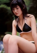 Sayumi Michishige Rika Ishikawa Black Swimsuit Black Bikini Images018