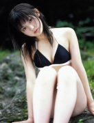 Sayumi Michishige Rika Ishikawa Black Swimsuit Black Bikini Images020