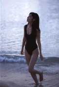 Sayumi Michishige Rika Ishikawa Black Swimsuit Black Bikini Images024