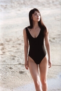 Sayumi Michishige Rika Ishikawa Black Swimsuit Black Bikini Images027