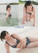 The ninth leader of Morning MusumeSei Fukumura swimsuit gravure013
