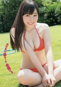 The ninth leader of Morning MusumeSei Fukumura swimsuit gravure039
