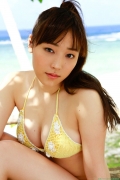 The ninth leader of Morning MusumeSei Fukumura swimsuit gravure043