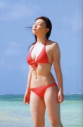 The ninth leader of Morning MusumeSei Fukumura swimsuit gravure053