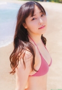 The ninth leader of Morning MusumeSei Fukumura swimsuit gravure060