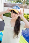 Hinako Tamaki Poolside Pink White Bikini007