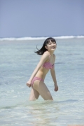 Morning Musume Chisaki Morito swimsuit bikini image at the beach001