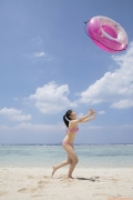 Morning Musume Chisaki Morito swimsuit bikini image at the beach005