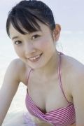 Morning Musume Chisaki Morito swimsuit bikini image at the beach013