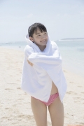 Morning Musume Chisaki Morito swimsuit bikini image at the beach015