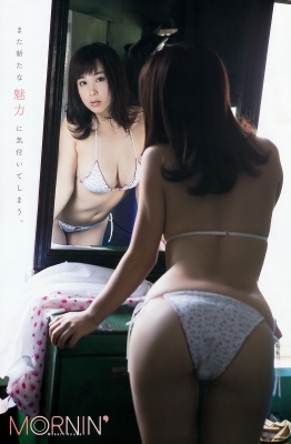 Clear white skin and soft G cup Minori Inudo gravure swimsuit images013