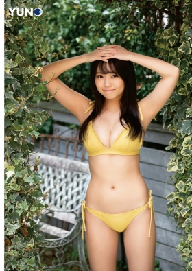 Yuuno Ohara swimsuit gravure Happy full of gush 2021004
