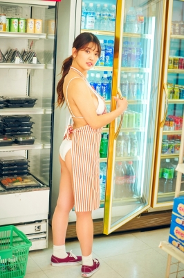 Aoi Fujino Swimsuit Beach Bikini Convenience Store Worker 2021003