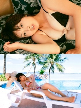Mai Harada Gravure Swimsuit ImagesShowing off her bountiful Ecup breasts her body is toodistracting to look at035