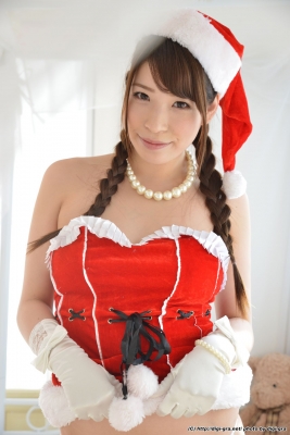 Mio Kayama Santa girl lingerie gravure051