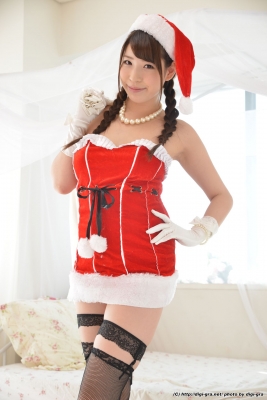 Mio Kayama Santa girl lingerie gravure064