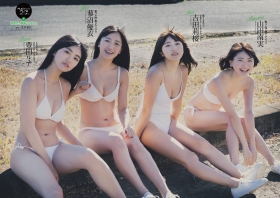 Luna Toyoda Rizakura Yoshida Nami Yamada Yui Tadenuma The four of us on the gravure stageStars that have never crossed each other line up in a row and burst into life002