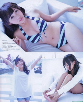 NMB48 Hiiragi Yabushita swimsuit bikini gravure005