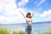 I cup gravure idol Nanoha suit and underwear scrub swimsuit bikini099