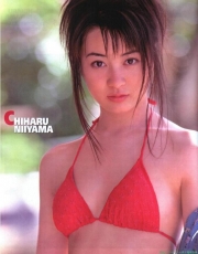 Glamour era Chiharu Niiyama swimsuit gravure001