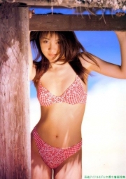Glamour era Chiharu Niiyama swimsuit gravure015
