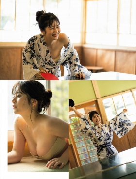 1-006Sakurako Okubo swimsuit gravure Bust spilling outin a womens bath 2021