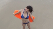 Yuka Ogura 18 years old in blue bikini from above003