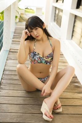 Naomi Mashima swimsuit gravure 9 heads doll type girl flowery bikini Vol4003