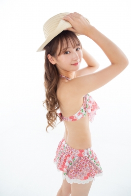 Asami Kondo Swimsuit Gravure Floral Pattern Bikini 2021018